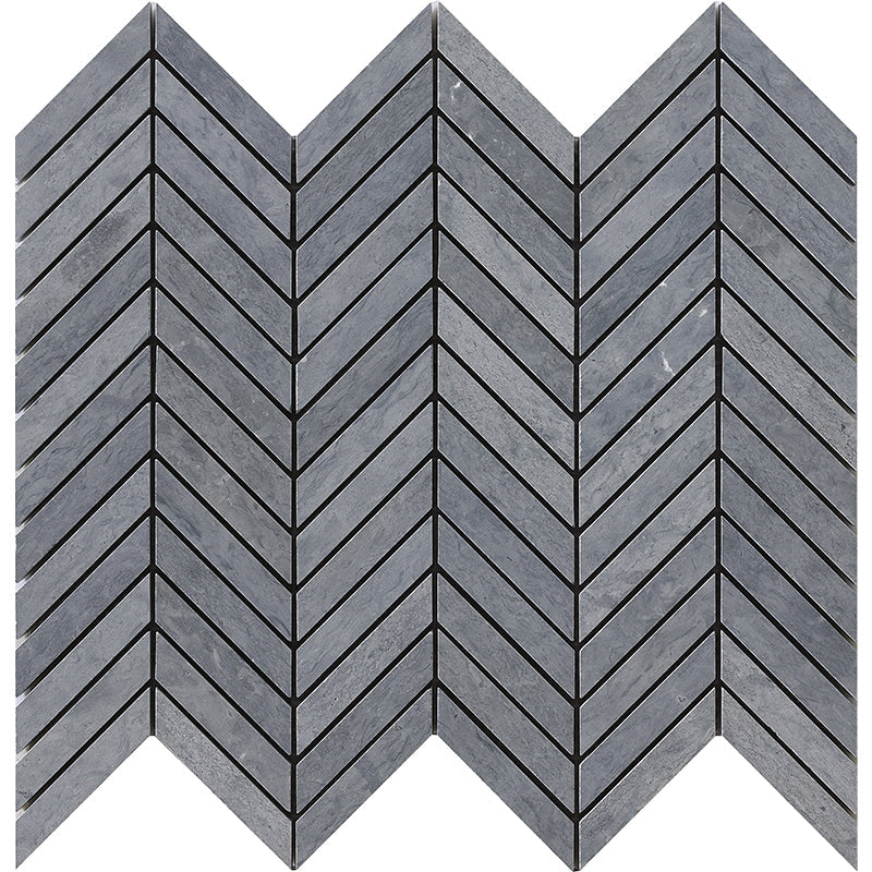 Happy Floors Natural Stone 12.5" x 12.2" Chevron Mosaic