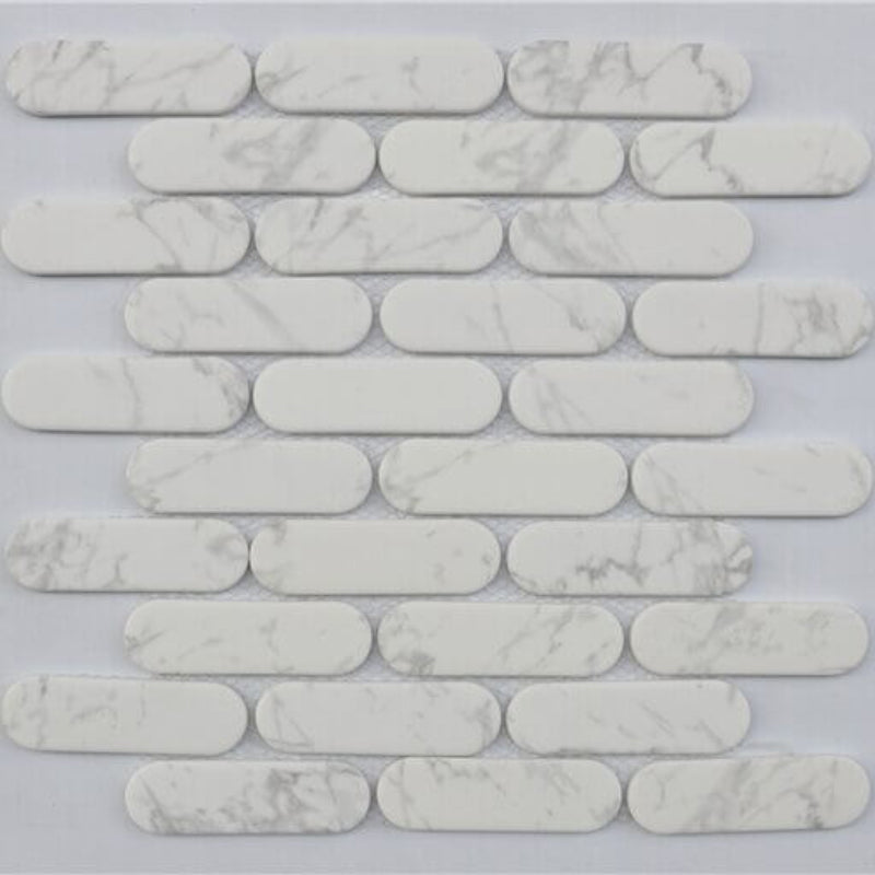Happy Floors Endura 11.8" x 12.5" Capsule Recycled Glass Mosaic