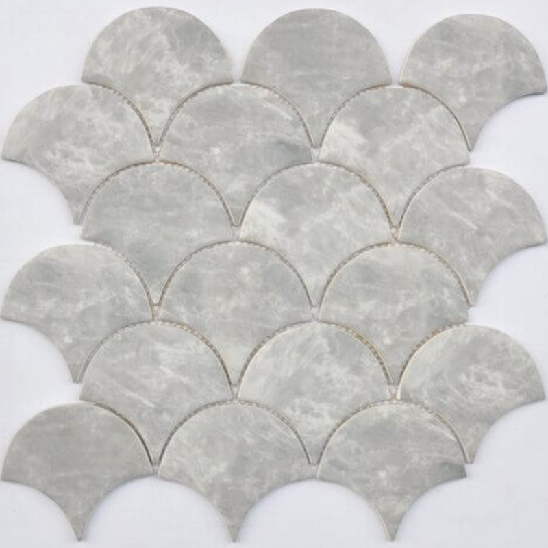 Happy Floors Endura 11.1" x 11.1" Scale Recycled Glass Mosaic