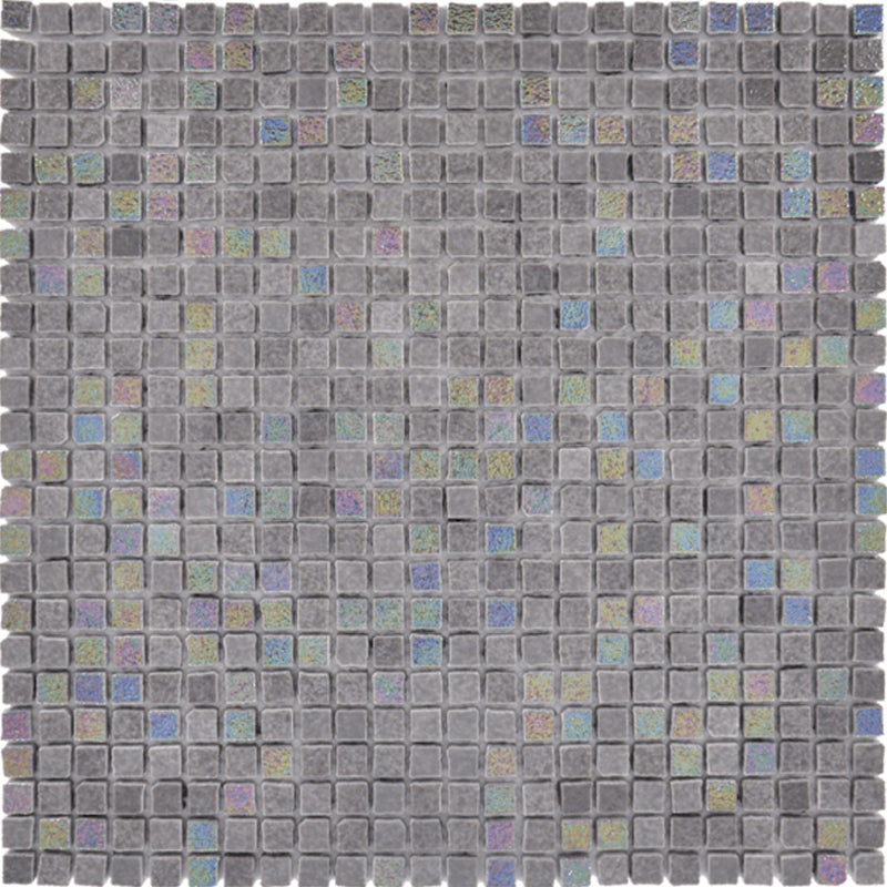 Happy Floors Endura 12" x 12" Recycled Glass 1" Mosaic