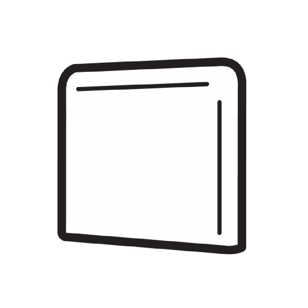 Crossville Handwritten 3" x 3" Gloss Ceramic Bullnose Corner