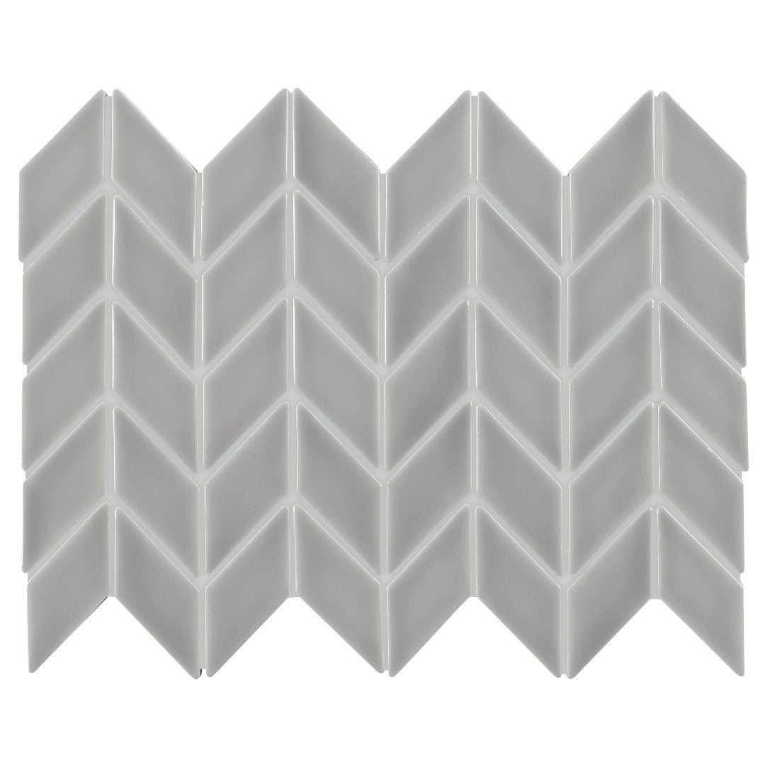 Crossville Handwritten 12" x 12" Gloss Ceramic Diamond Mosaic