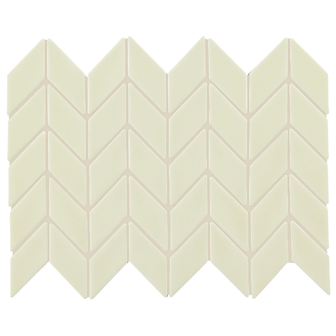 Crossville Handwritten 12" x 12" Gloss Ceramic Diamond Mosaic