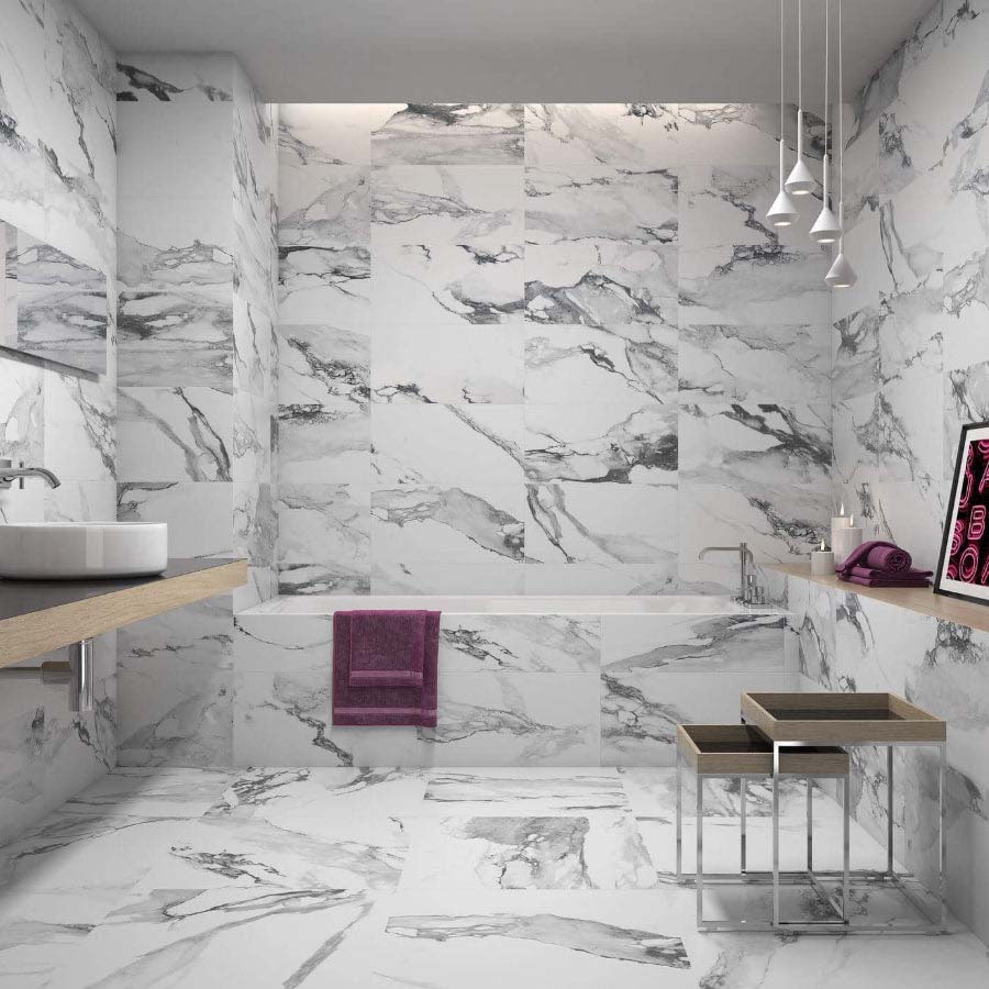 Happy Floors Crash 12" x 24" Rectified Natural Porcelain Tile