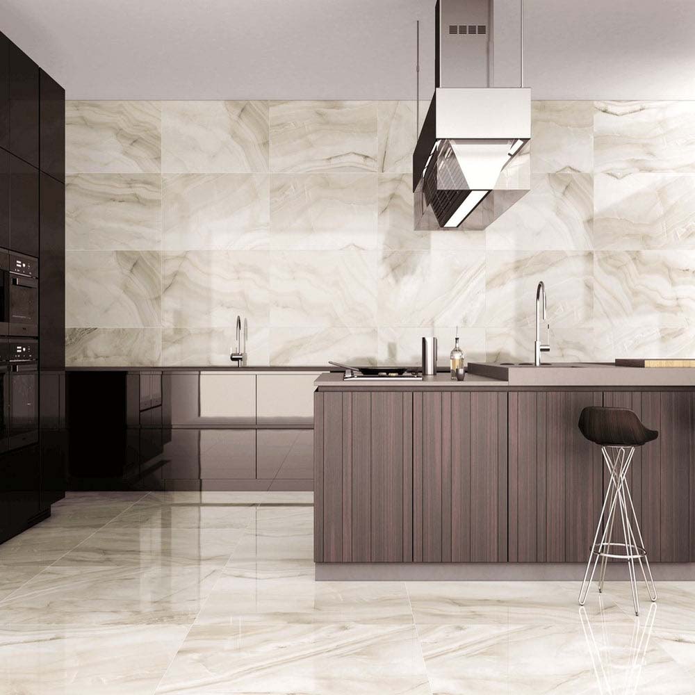 Happy Floors Athena 12" x 24" Rectified Polished Porcelain Tile