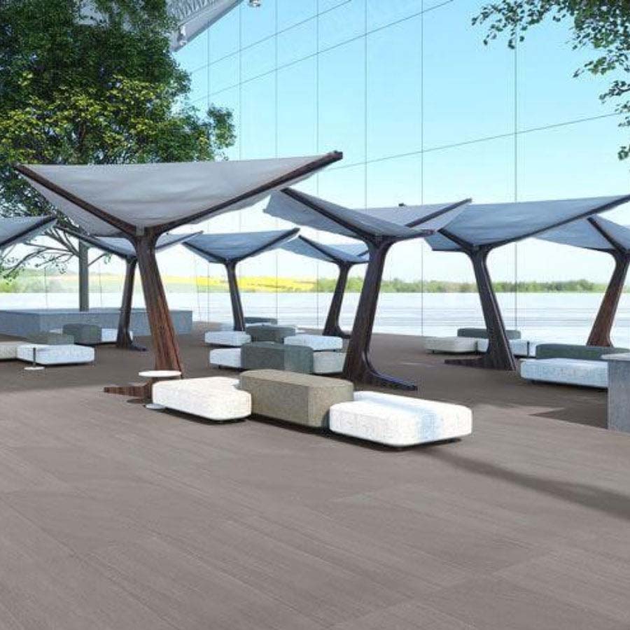 Happy Floors Kursaal 12" x 24" Rectified Natural Porcelain Tile