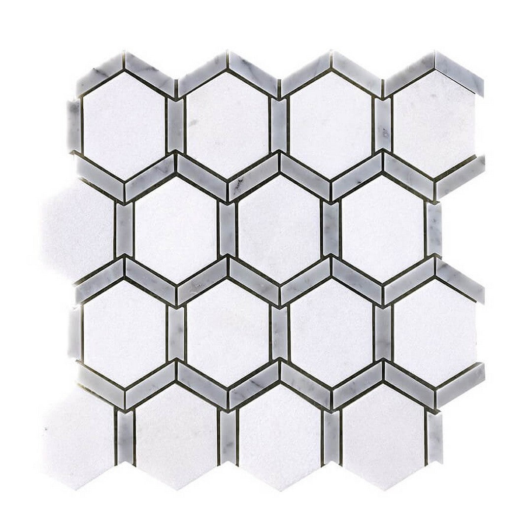 Happy Floors Hexagon 11.9" x 11.9" Mosaic