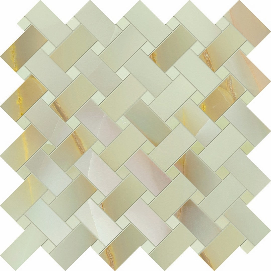 MiR Imperial 11.81" x 11.81" Porcelain Mosaic Lappato