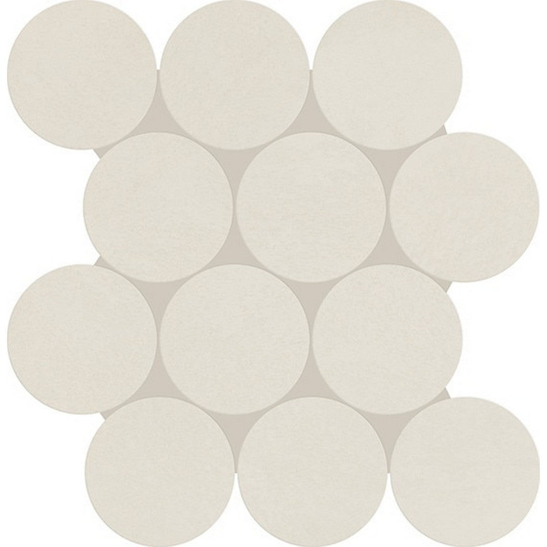 Daltile Indoterra 13" x 13" Matte Porcelain 4" Circle Stepwise Mosaic