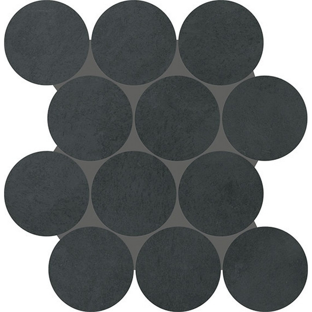 Daltile Indoterra 13" x 13" Matte Porcelain 4" Circle Stepwise Mosaic