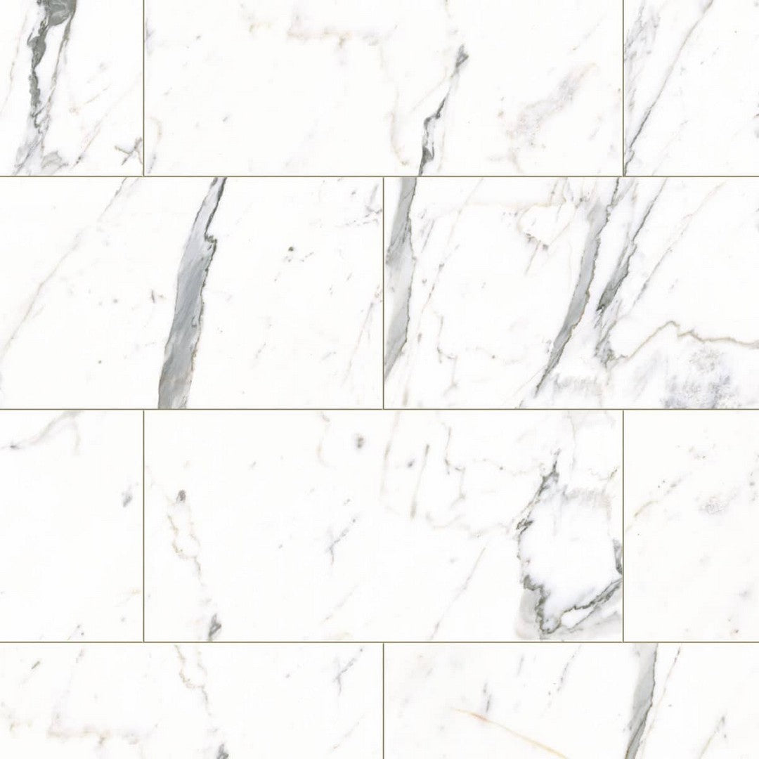 Inhaus Sono Eclipse Stone 12.2" x 25.12" SPC Vinyl Tile Beveled