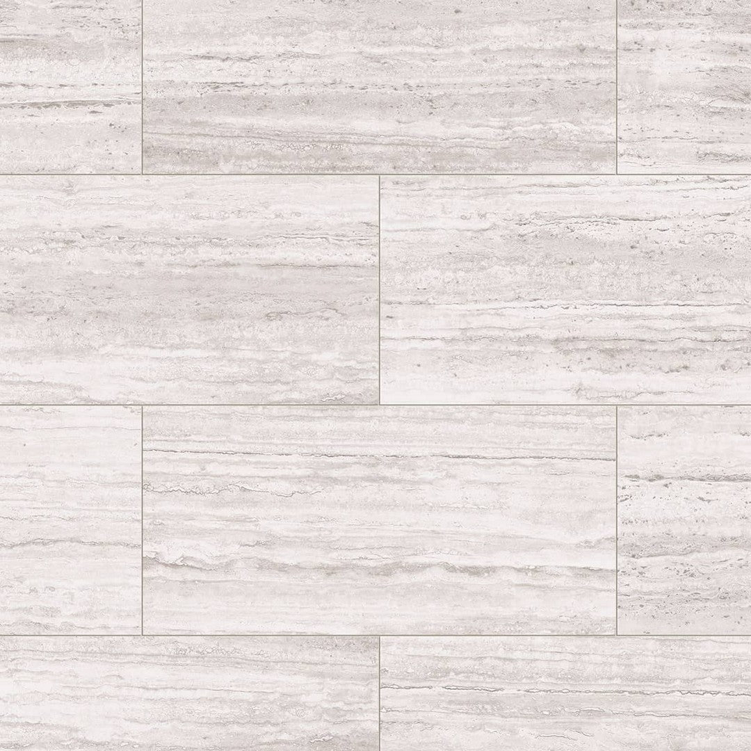 Inhaus Sono Eclipse Stone 12.2" x 25.12" SPC Vinyl Tile Beveled