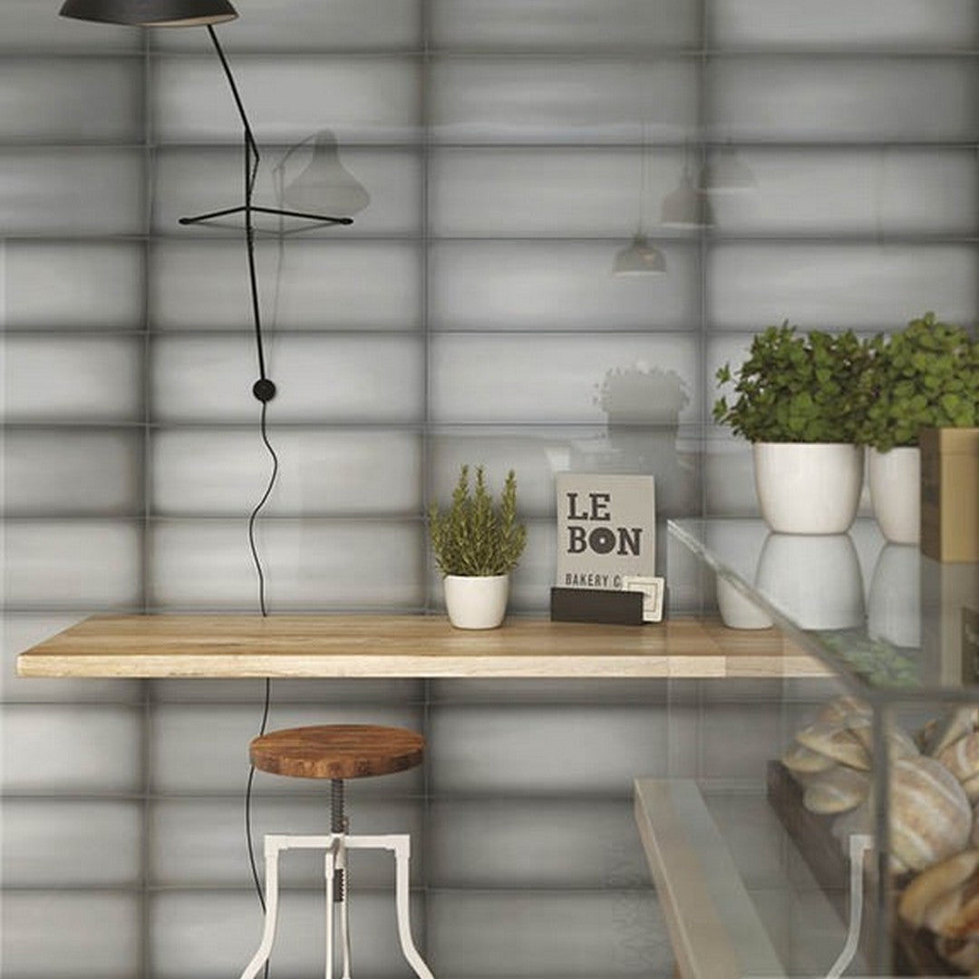 Tesoro-Slide-4-x-12-Rectified-Glossy-Ceramic-Wall-Tile-Grey