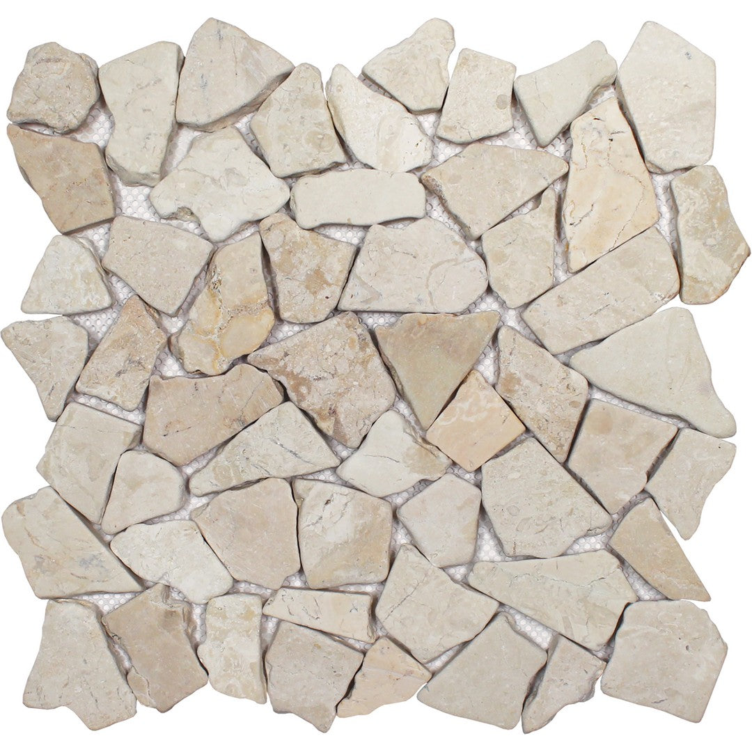Tesoro Ocean Stones 11" x 11" Natural Stone Fit Mosaic