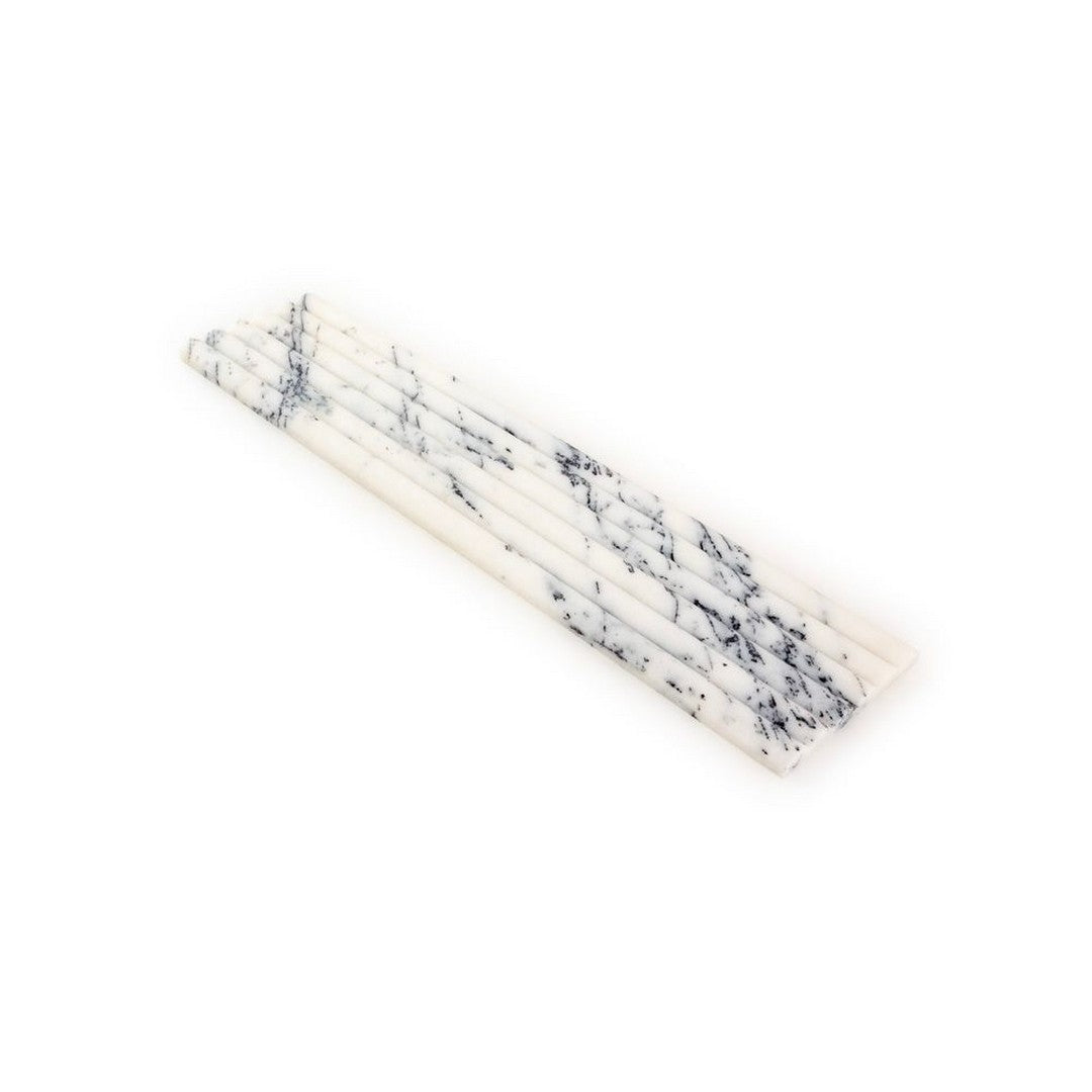 Jeffrey Court Marmo Viaggio 6" x 24" Honed Fluted Marble Tile