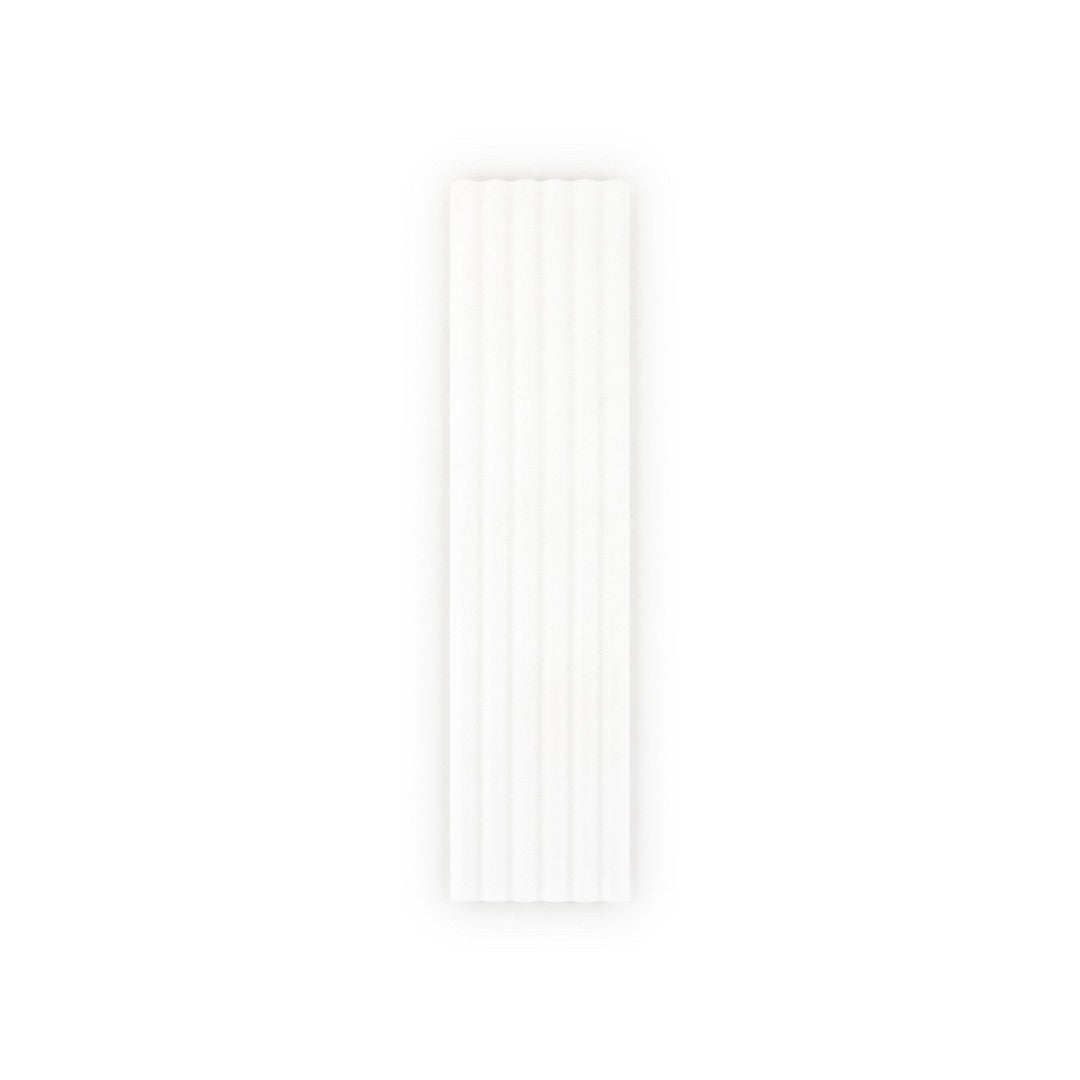Jeffrey-Court-Marmo-Viaggio-6-x-24-Honed-Fluted-Marble-Tile-Thassos