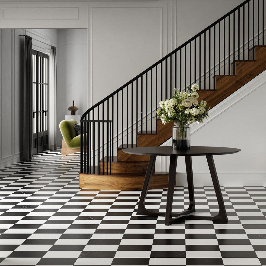 Jeffrey-Court-Marmo-Viaggio-12-x-12-Honed-Marble-Tile-Nero-Marquina