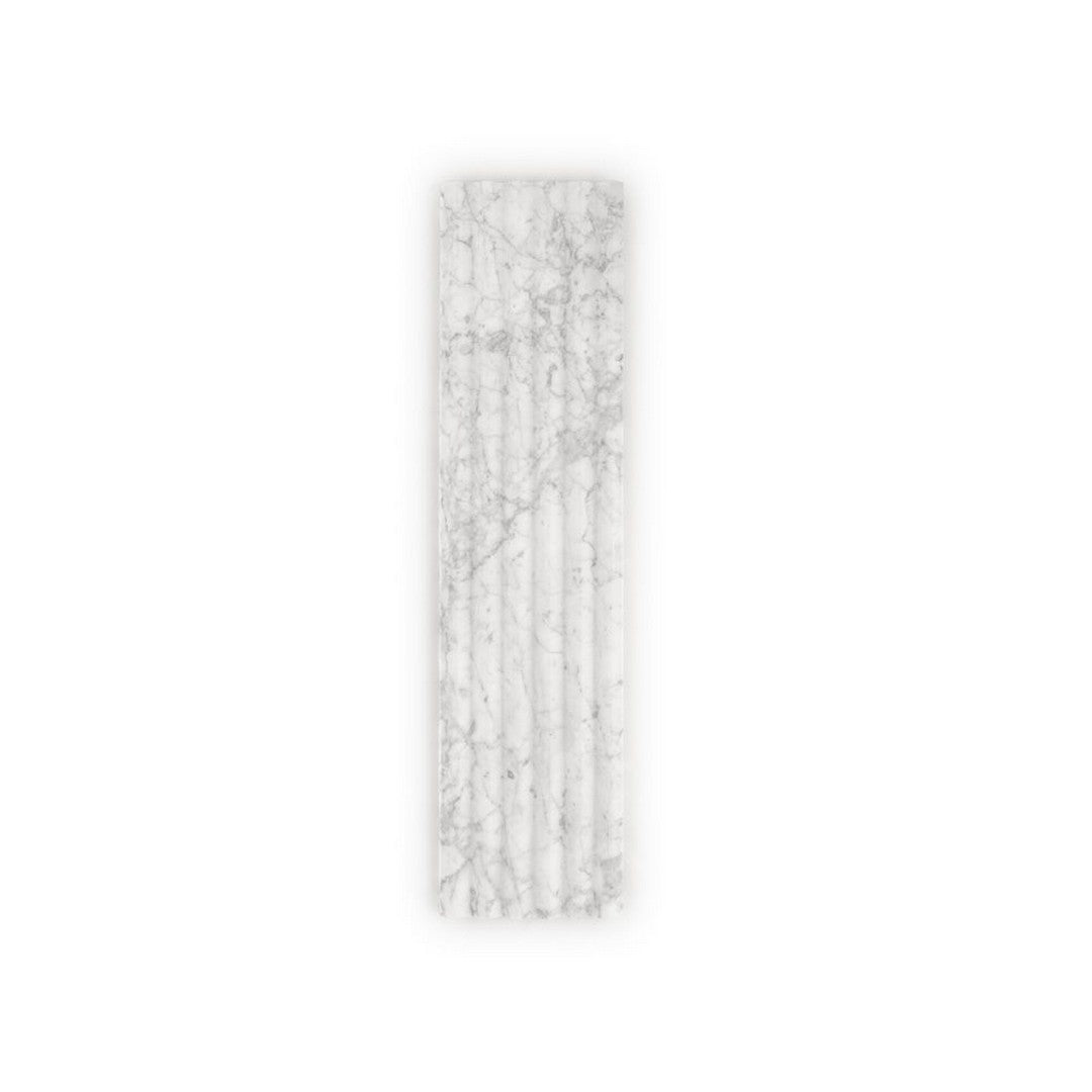 Jeffrey-Court-Marmo-Viaggio-6-x-24-Honed-Fluted-Marble-Tile-Venato