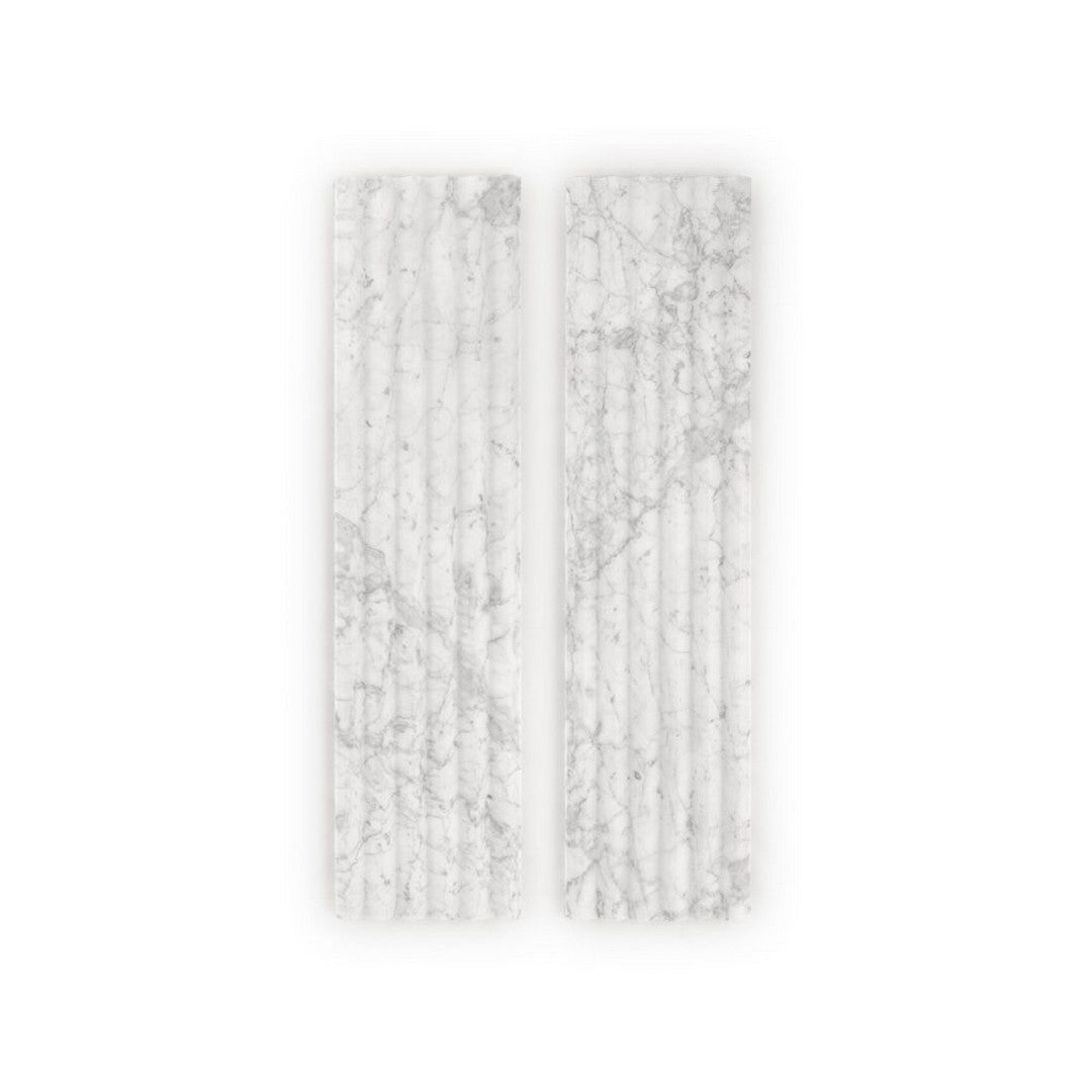Jeffrey-Court-Marmo-Viaggio-6-x-24-Honed-Fluted-Marble-Tile-Venato