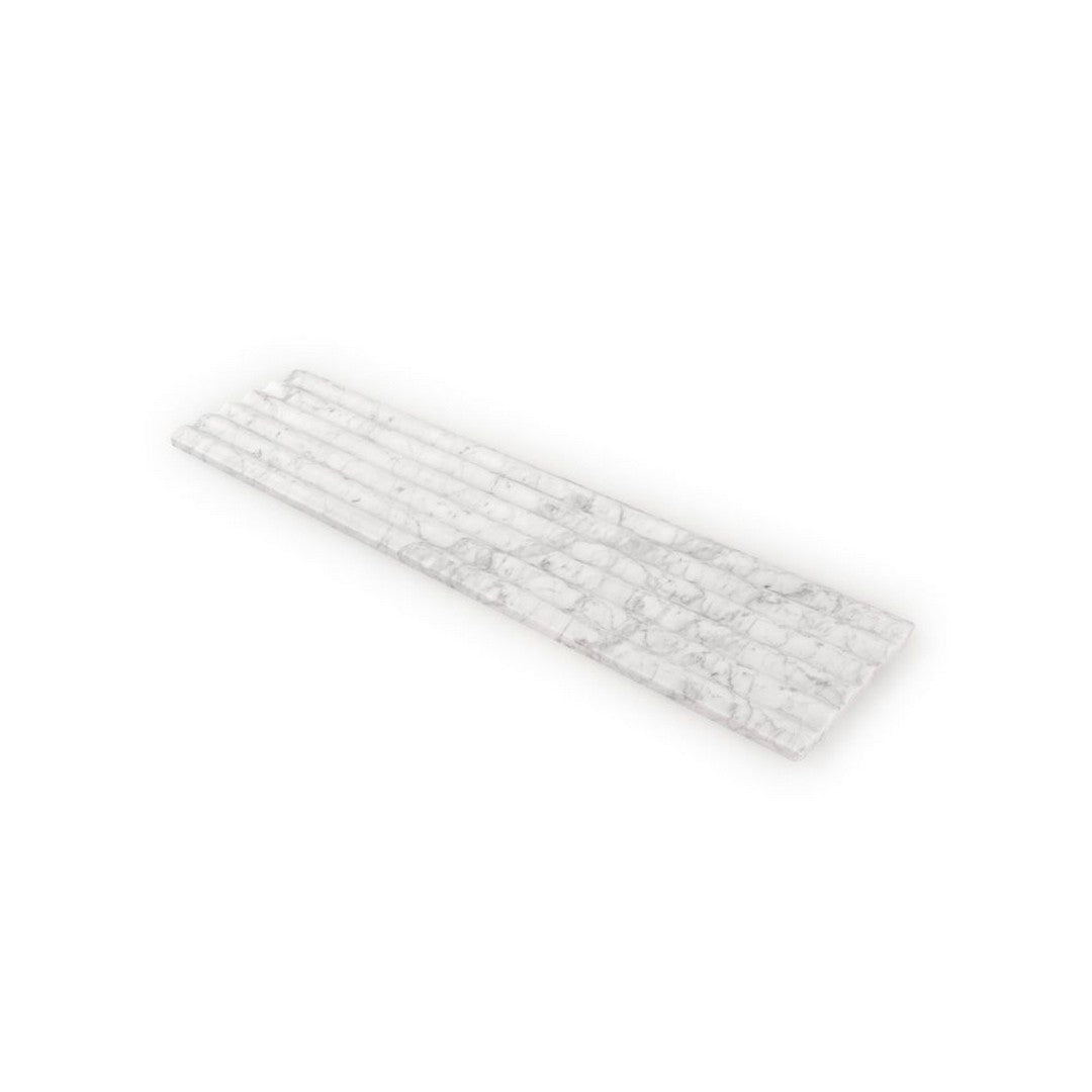 Jeffrey Court Marmo Viaggio 6" x 24" Honed Fluted Marble Tile