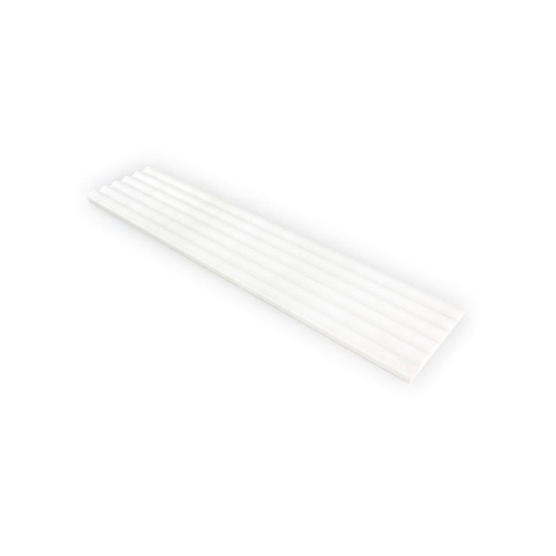Jeffrey Court Marmo Viaggio 6" x 24" Honed Fluted Marble Tile