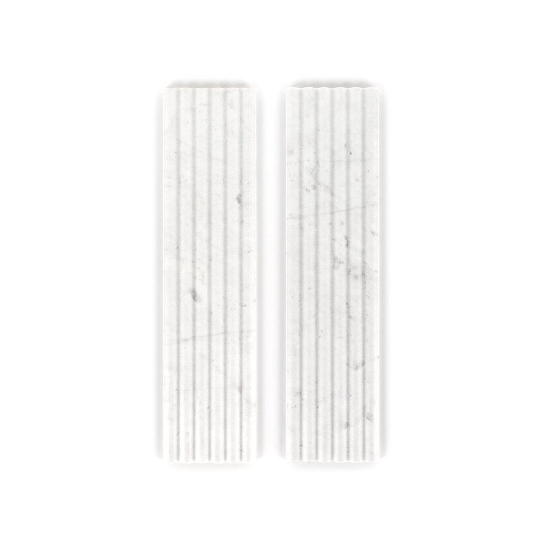 Jeffrey-Court-Marmo-Viaggio-6-x-24-Honed-Fluted-Marble-Tile-Crystal-White
