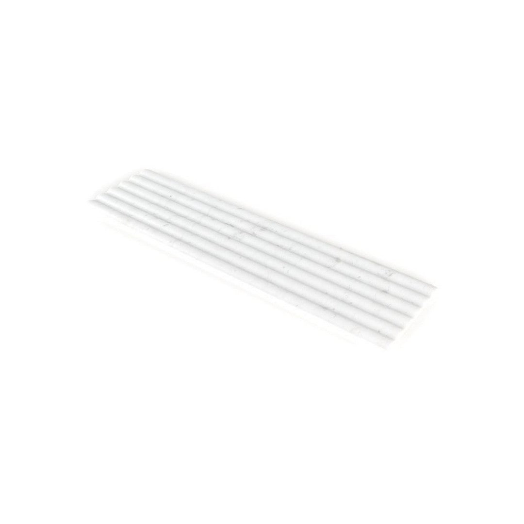 Jeffrey Court Marmo Viaggio 6" x 24" Honed Fluted Marble Tile