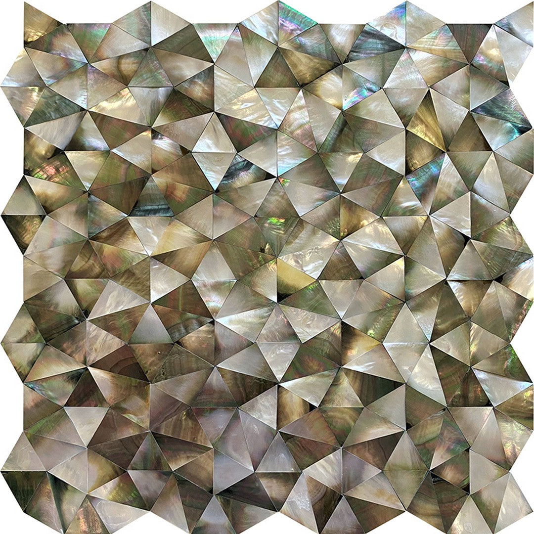 MiR Jewels Of The Sea 11.8" x 11.8" Shell Polished Mosaic