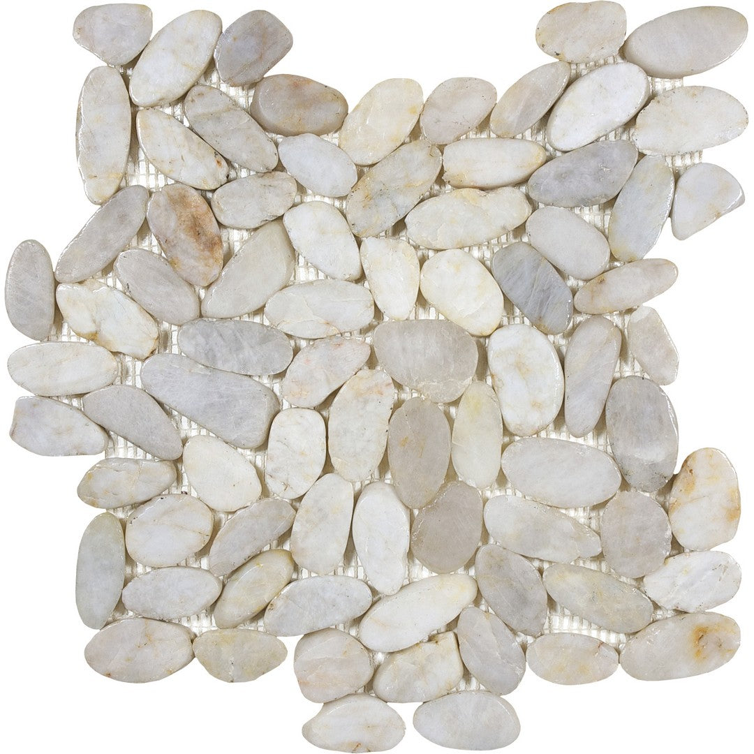 Tesoro Ocean Stones 11.75" x 11.75" Natural Stone Sliced Mosaic