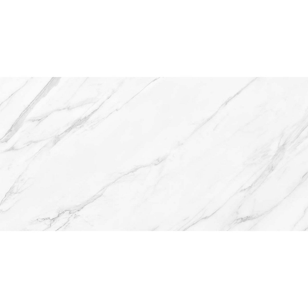 Kertiles Marble Statuario 24" x 48" Polished Porcelain Tile