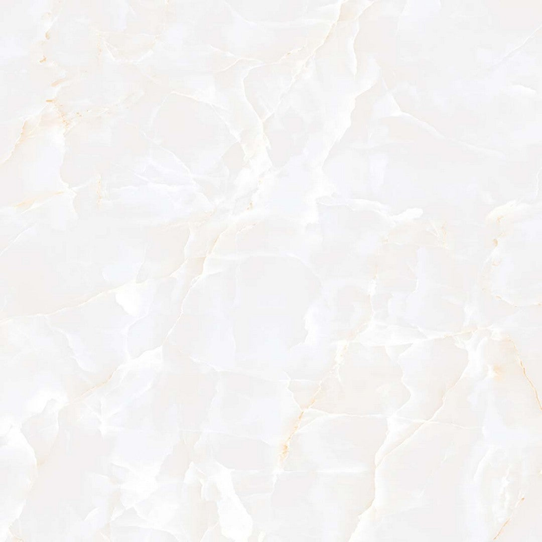 Kertiles Snow 48" x 48" Rectified Polished Porcelain Tile