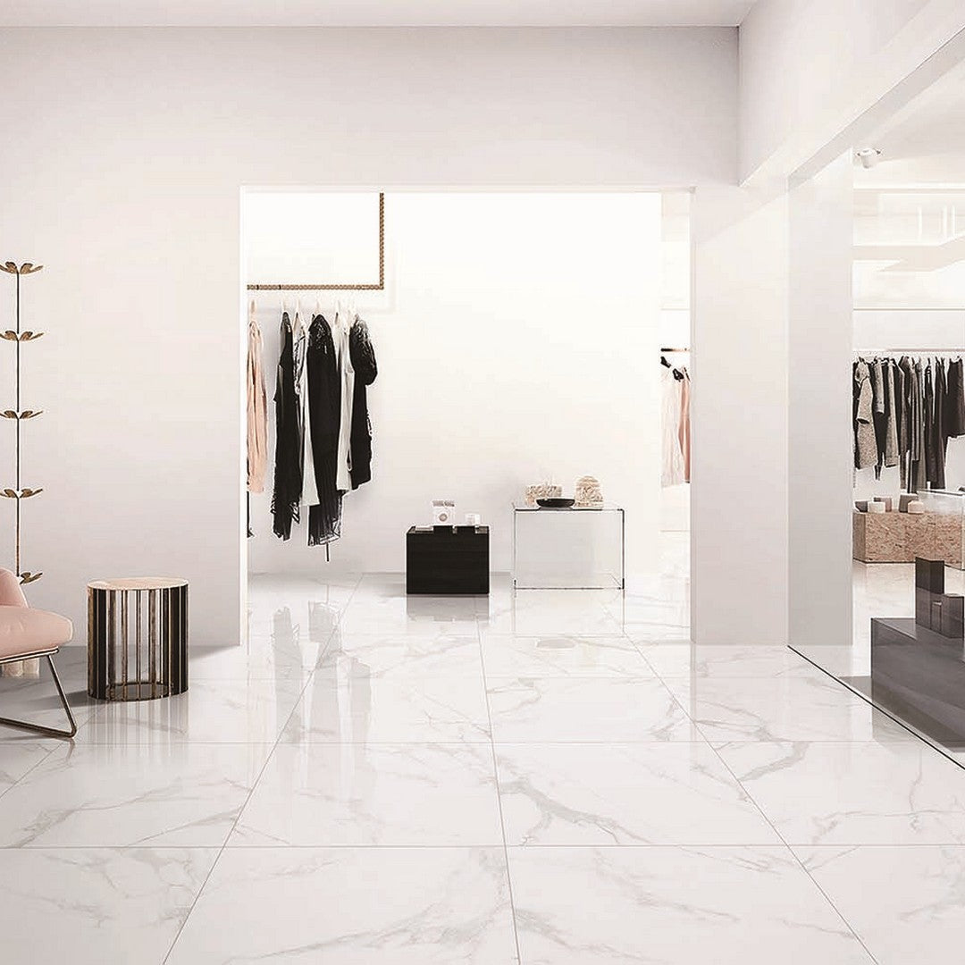 Kertiles-Marble-Carrara-24-x-24-Polished-Porcelain-Tile-Carrara