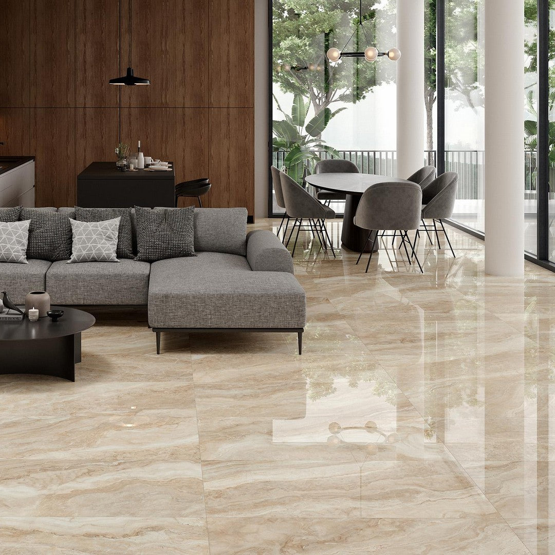 Tesoro-Galaxy-24-x-48-Rectified-Polished-Porcelain-Tile-Beige