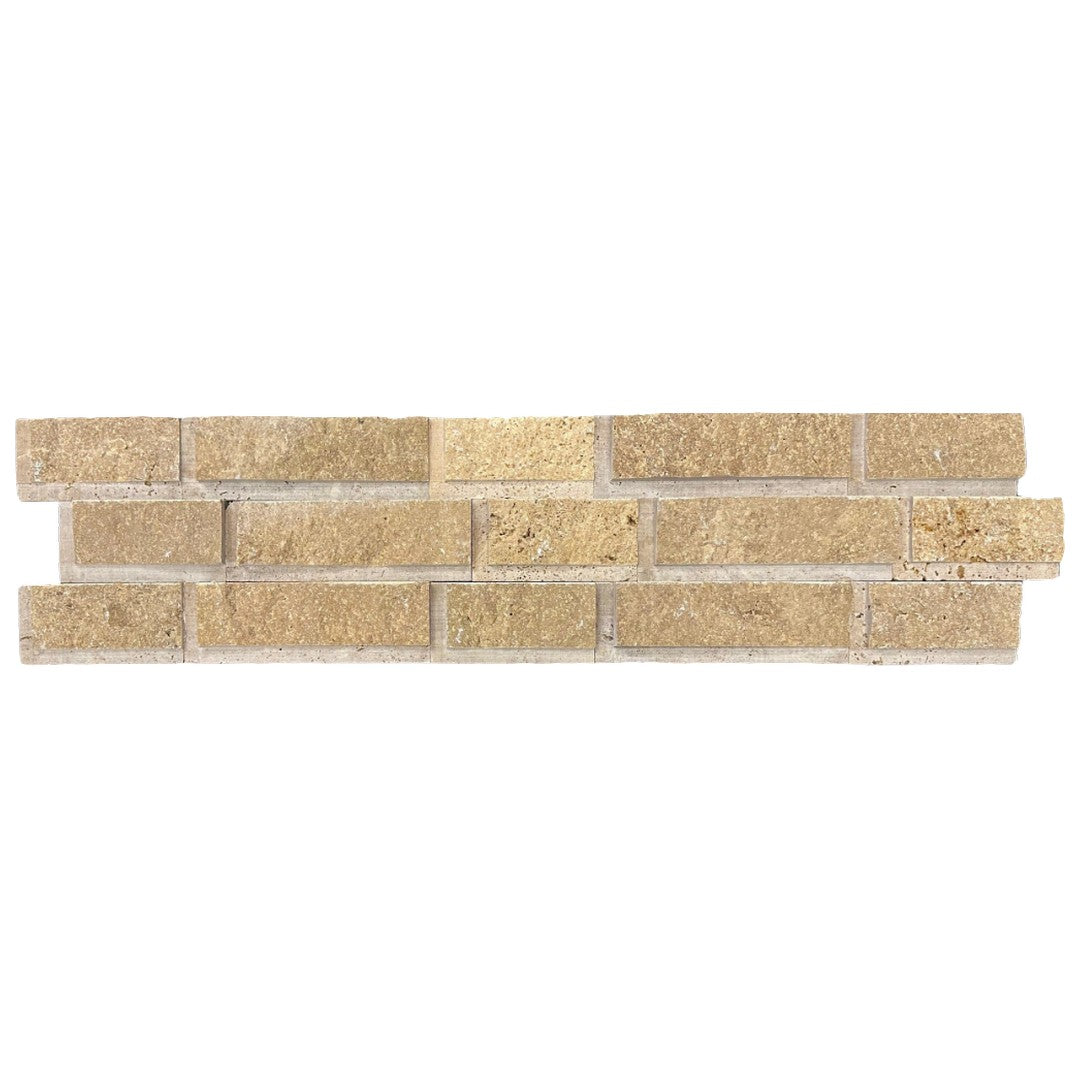 Keystone Noce 6" x 24" Natural Ledger Stone Mosaic