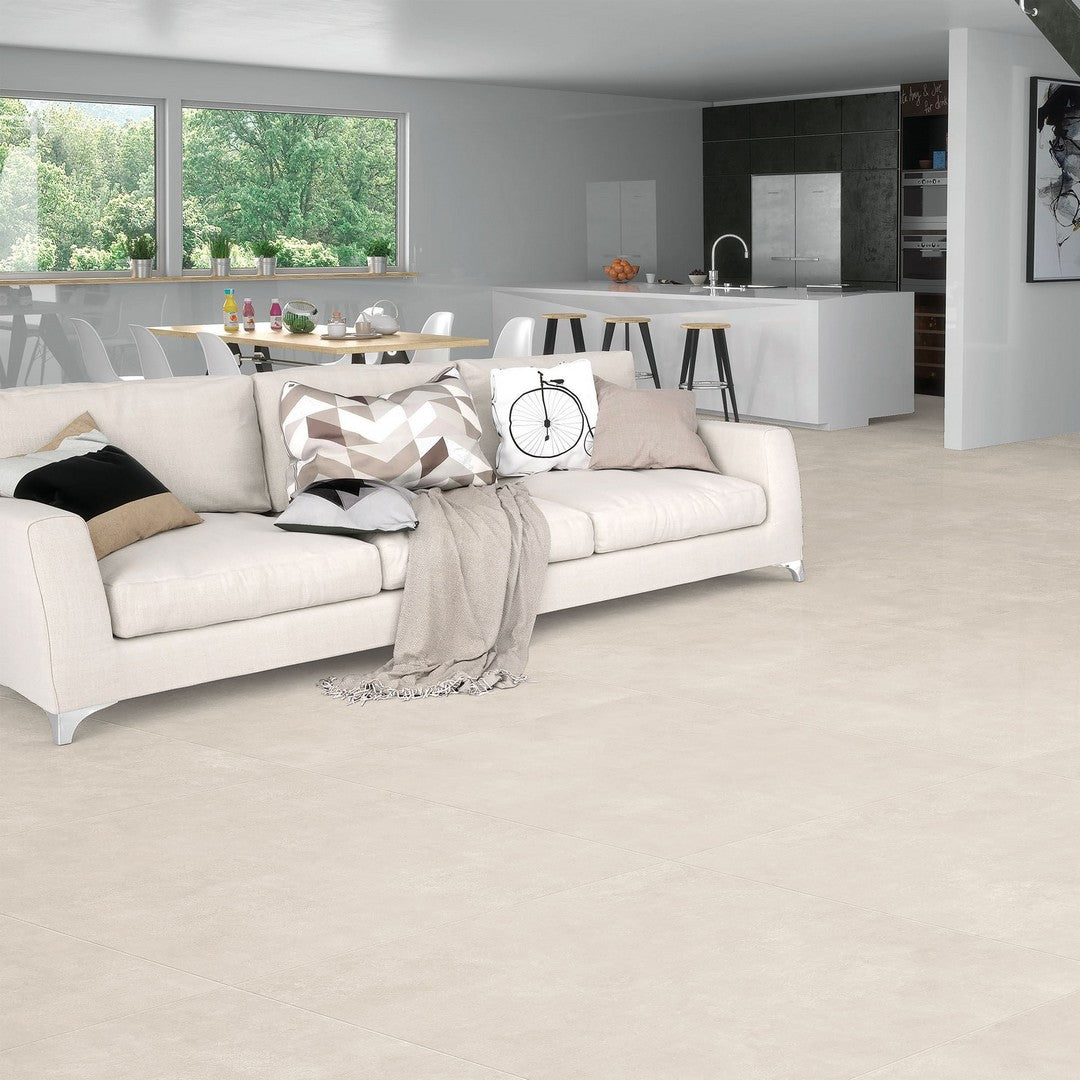 Tesoro-Metropoli-32-x-32-Rectified-Glossy-Porcelain-Tile-Beige-