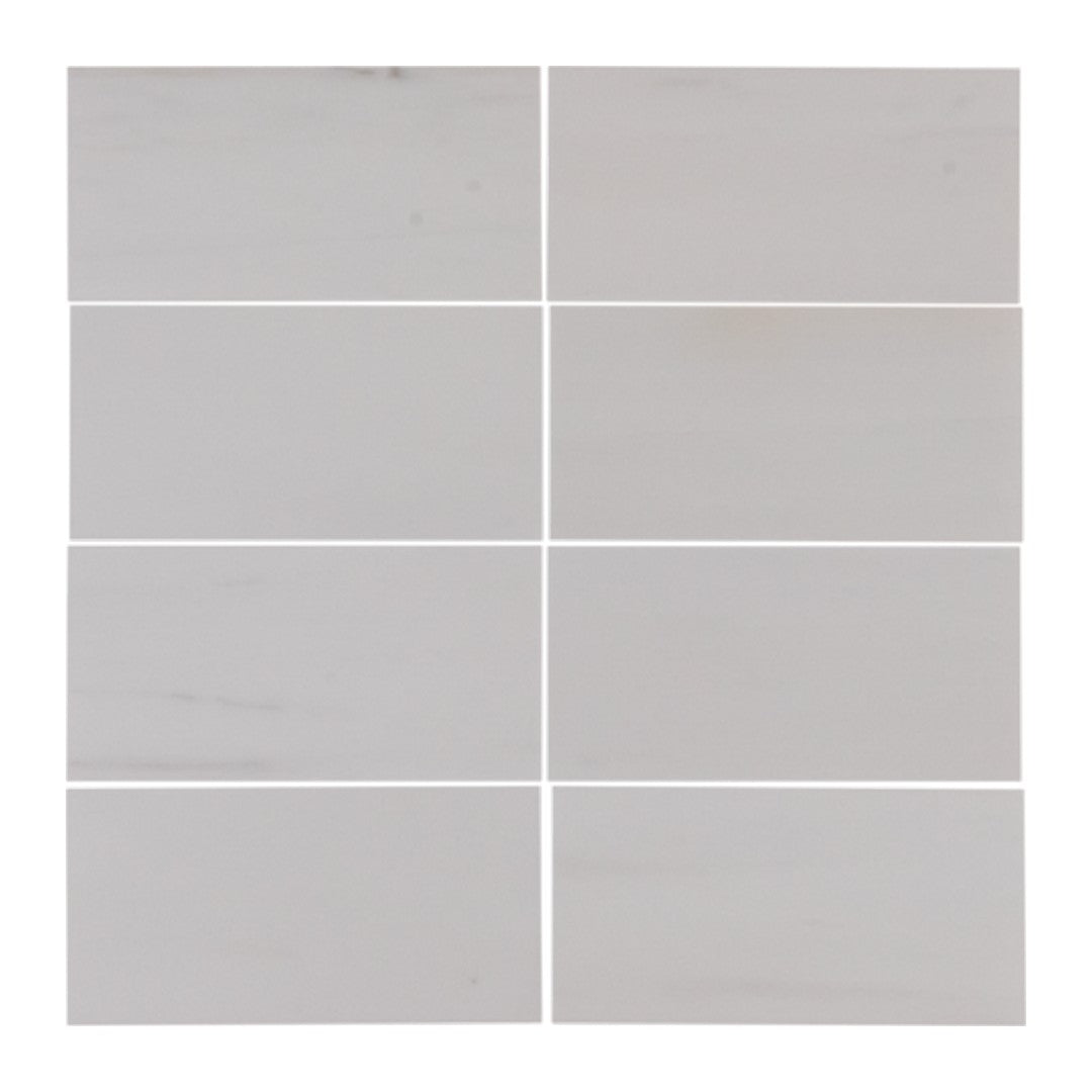 Keystone Dolomite 12" x 12" Polished Marble Brick 2x4" Mosaic