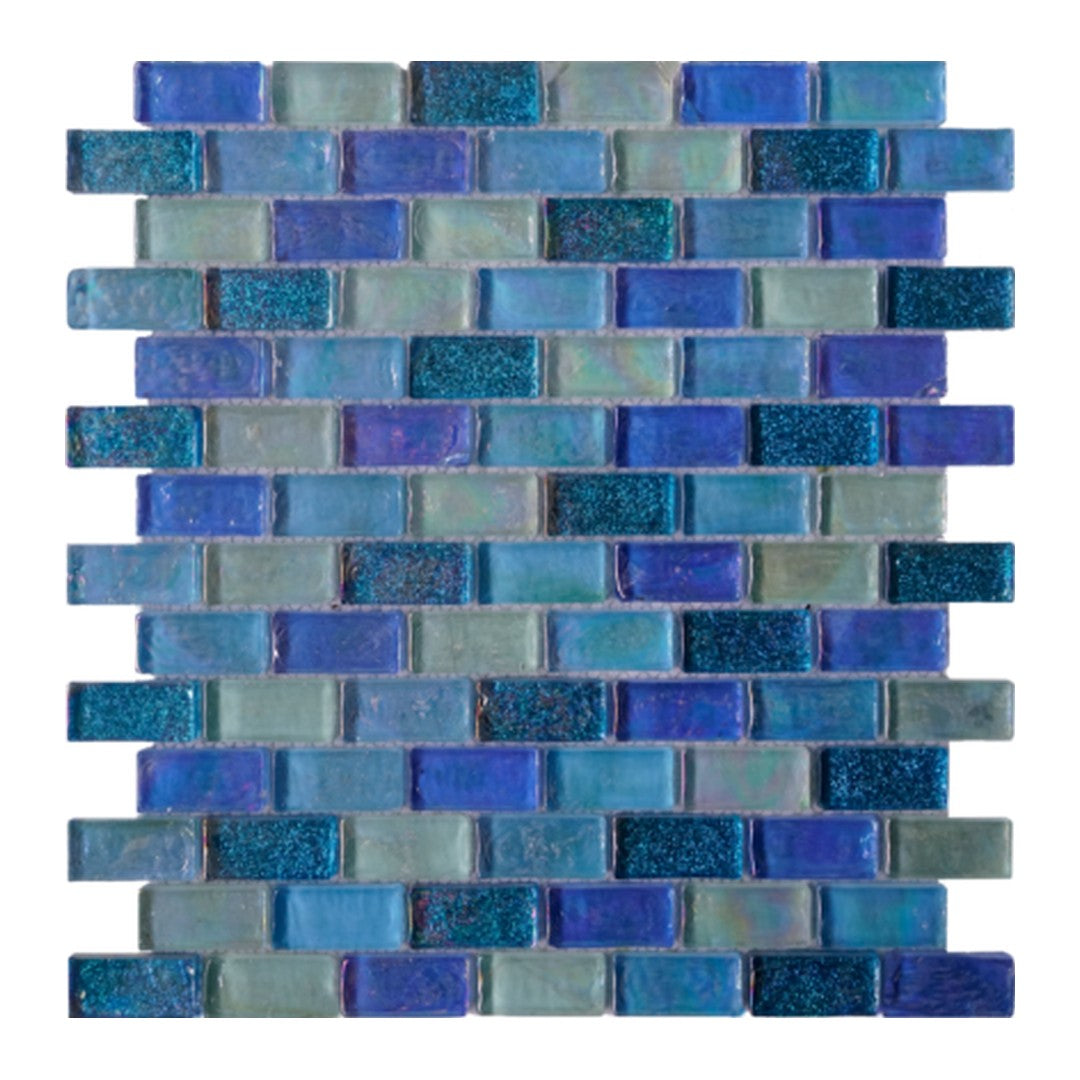 Keystone Luster 12" x 12" Glass 1x2" Mosaic