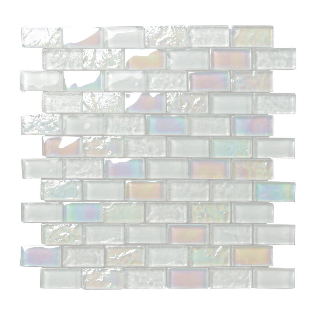 Keystone North 12" x 12" Glass 1x2" Mosaic