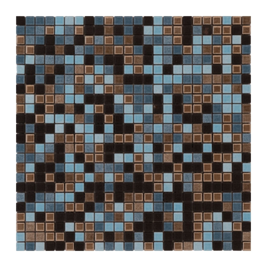 Keystone Mix Color 12" x 12" Matte Porcelain Mosaic