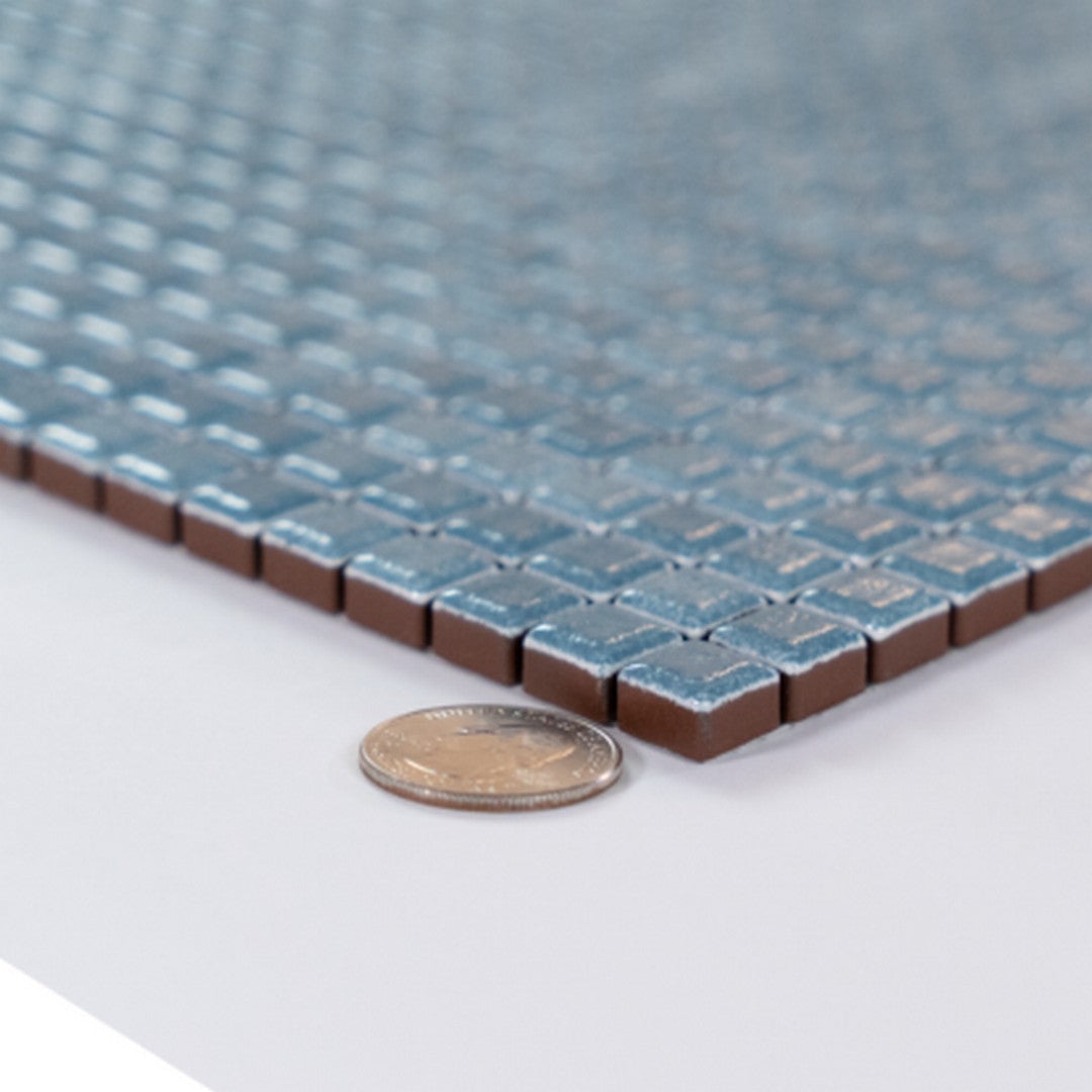 Keystone-Anthologhia-12"-x-12"-Semi-Gloss-Porcelain-0.5"-Mosaic-Lavanda