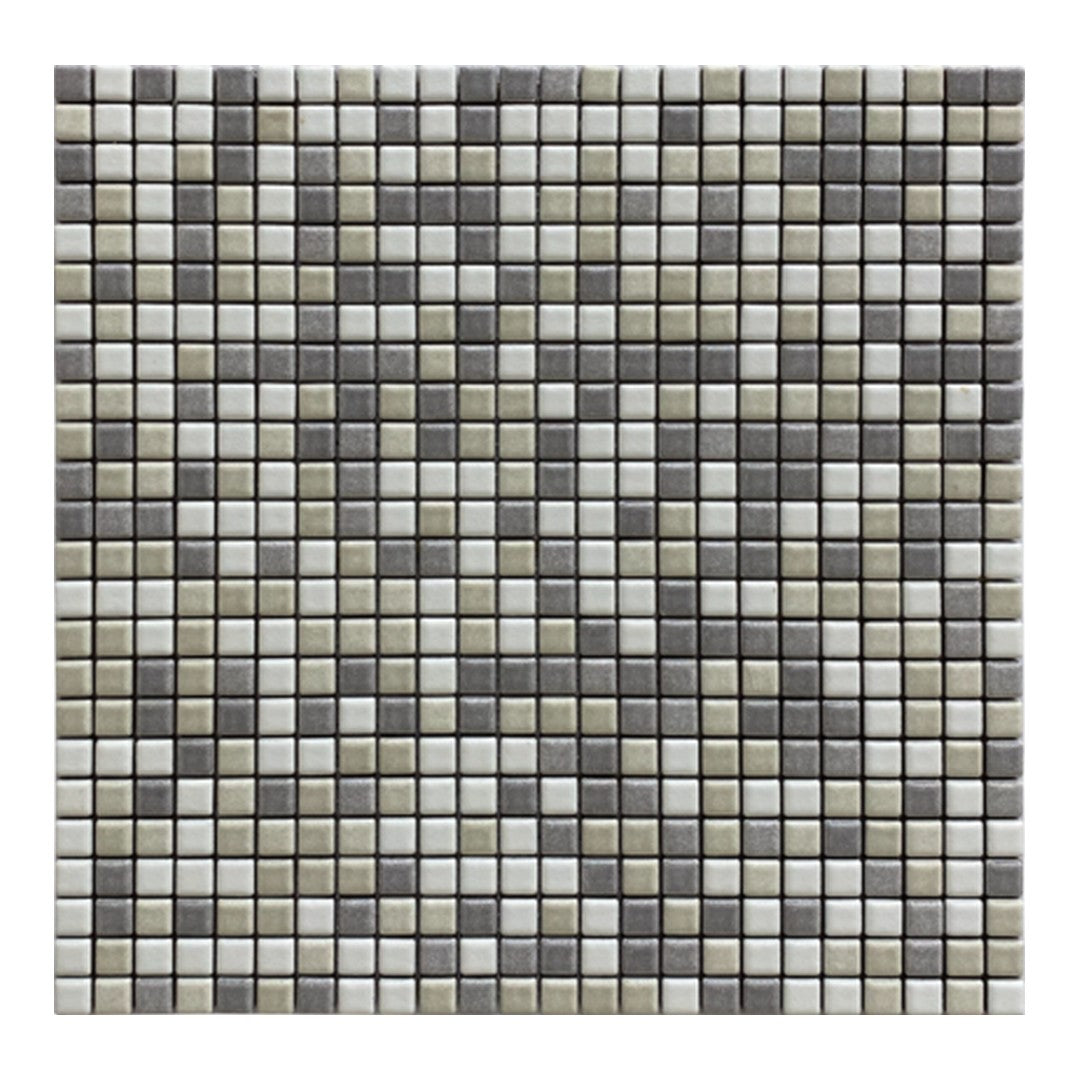 Keystone Mix 12" x 12" Matte Porcelain Mosaic