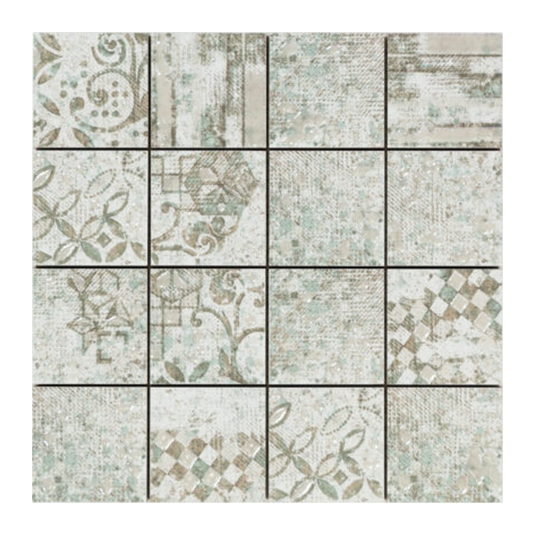 Keystone Gallery 12" x 12" Glossy Porcelain Mosaic