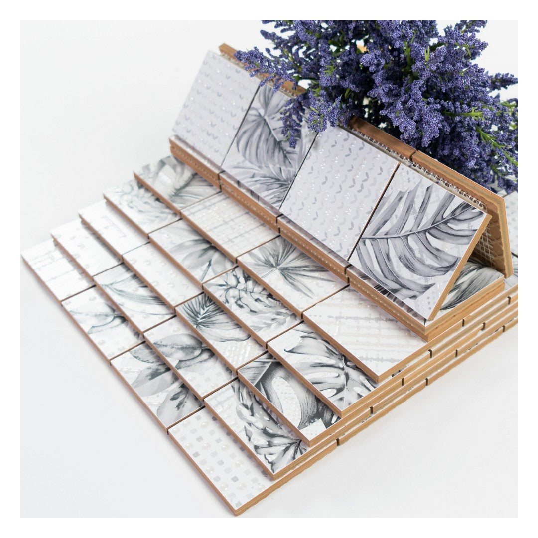 Keystone-Garden-12"-x-12"-Glossy-Porcelain-Mosaic-Grey