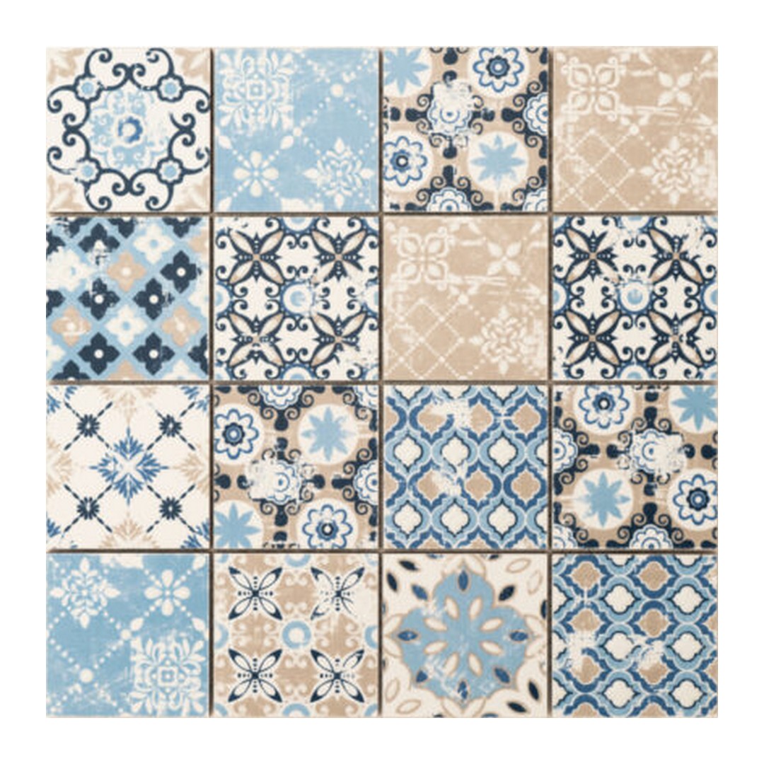 Keystone Spring 12" x 12" Glossy Porcelain Mosaic