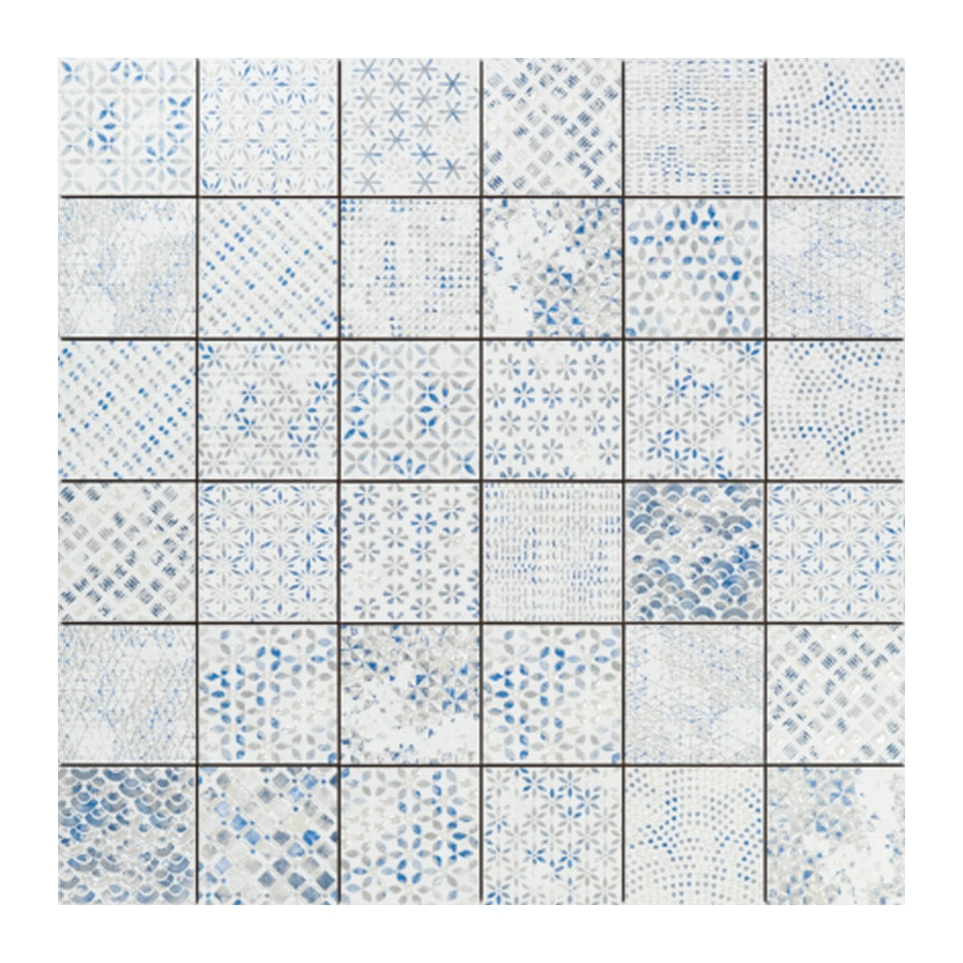 Keystone Casa 12" x 12" Glossy Porcelain Mosaic