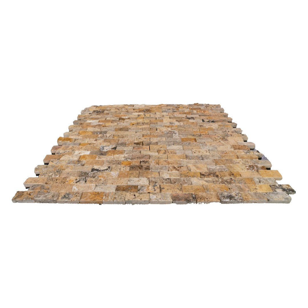 Keystone-Escabesa-12"-x-12"-Split-Face-Natural-Stone-1x2"-Mosaic-Escabesa