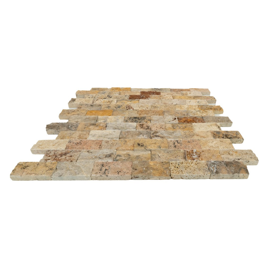 Keystone-Escabesa-12"-x-12"-Split-Face-Natural-Stone-2x4"-Mosaic-Escabesa