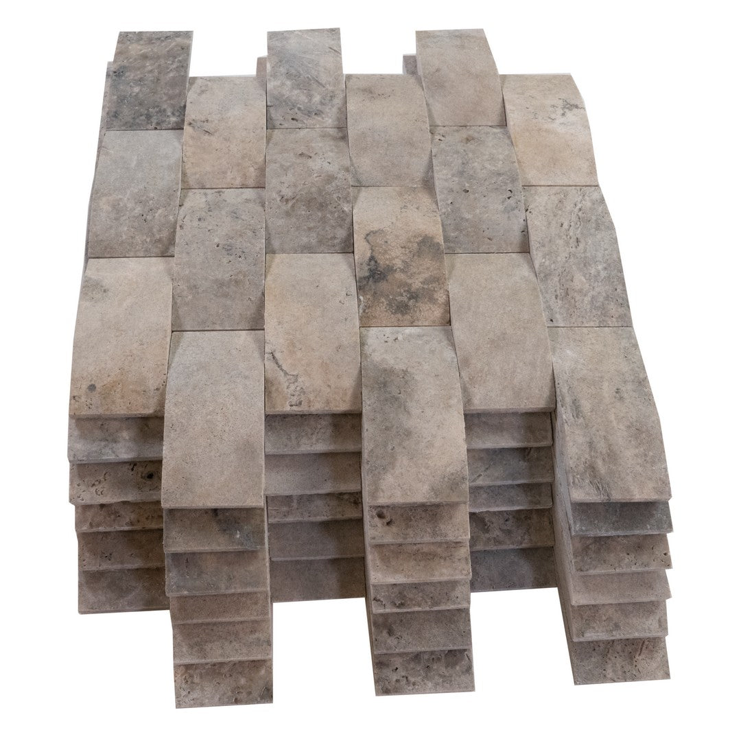 Keystone-Nordic-Silver-12"-x-12"-Honed-Braid-Natural-Stone-Mosaic-Nordic-Silver