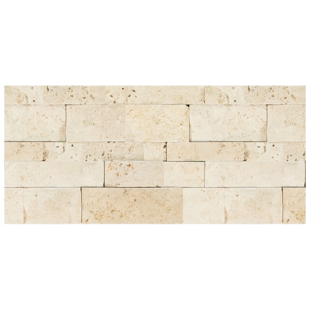Keystone Extra Light 7" x 12" Split Face Natural Stone Mosaic