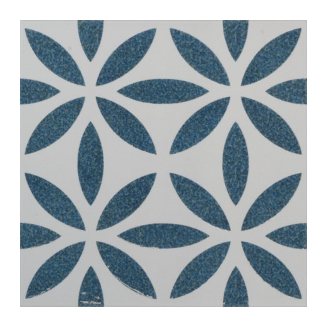 Keystone Aquarel Deco 6" x 6" Polished Porcelain Pool Tile